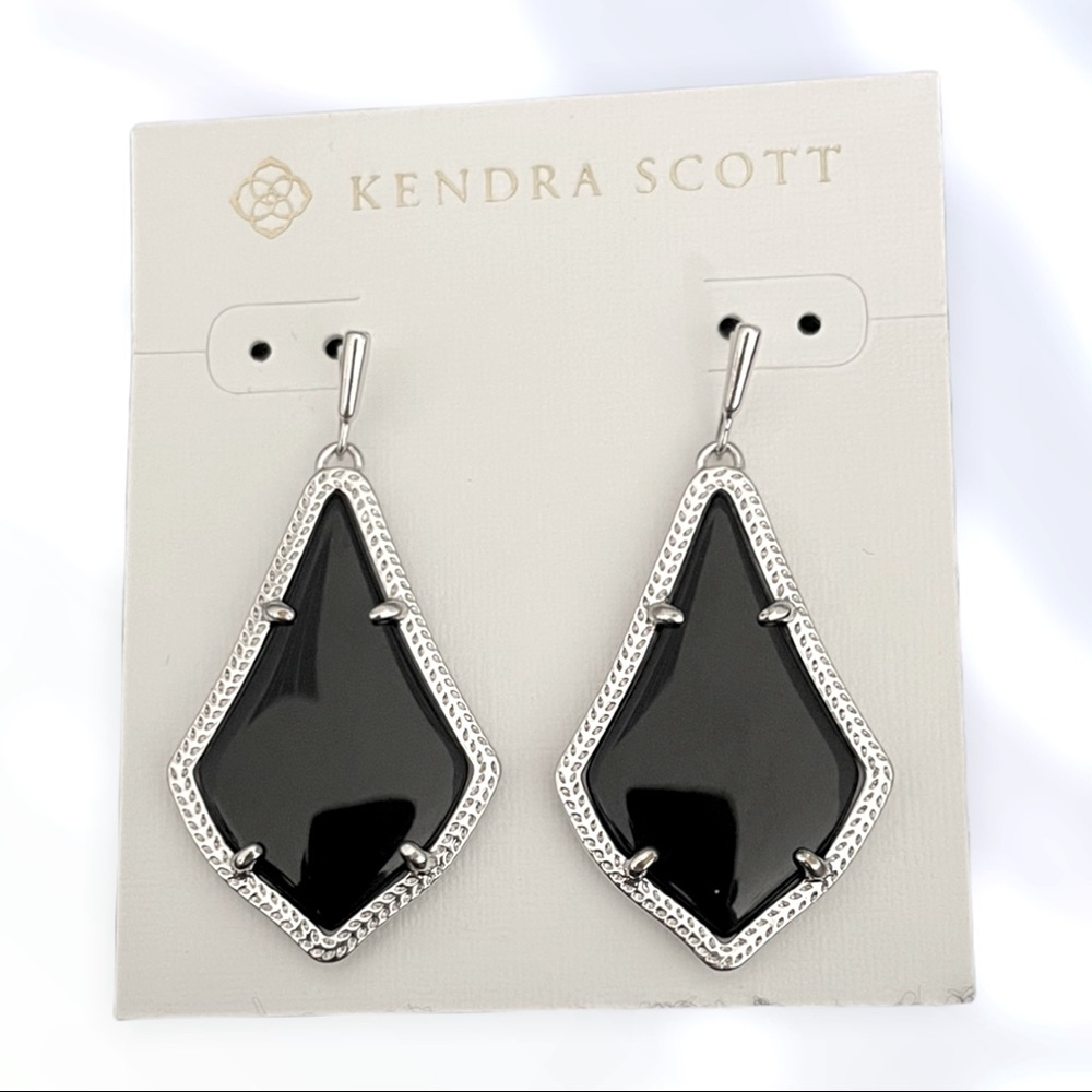 Kendra Scott Alex Earring Silver Black
